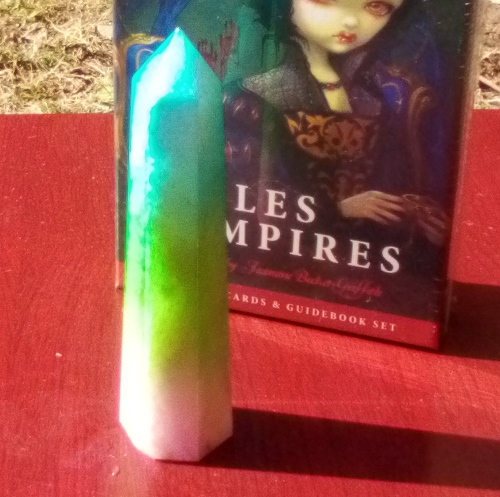 Rare rainbow Quartz Tower point - Picture 1 of 4